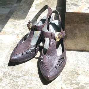 High heel Sandals brown sz 39 by Silvia Rebatto